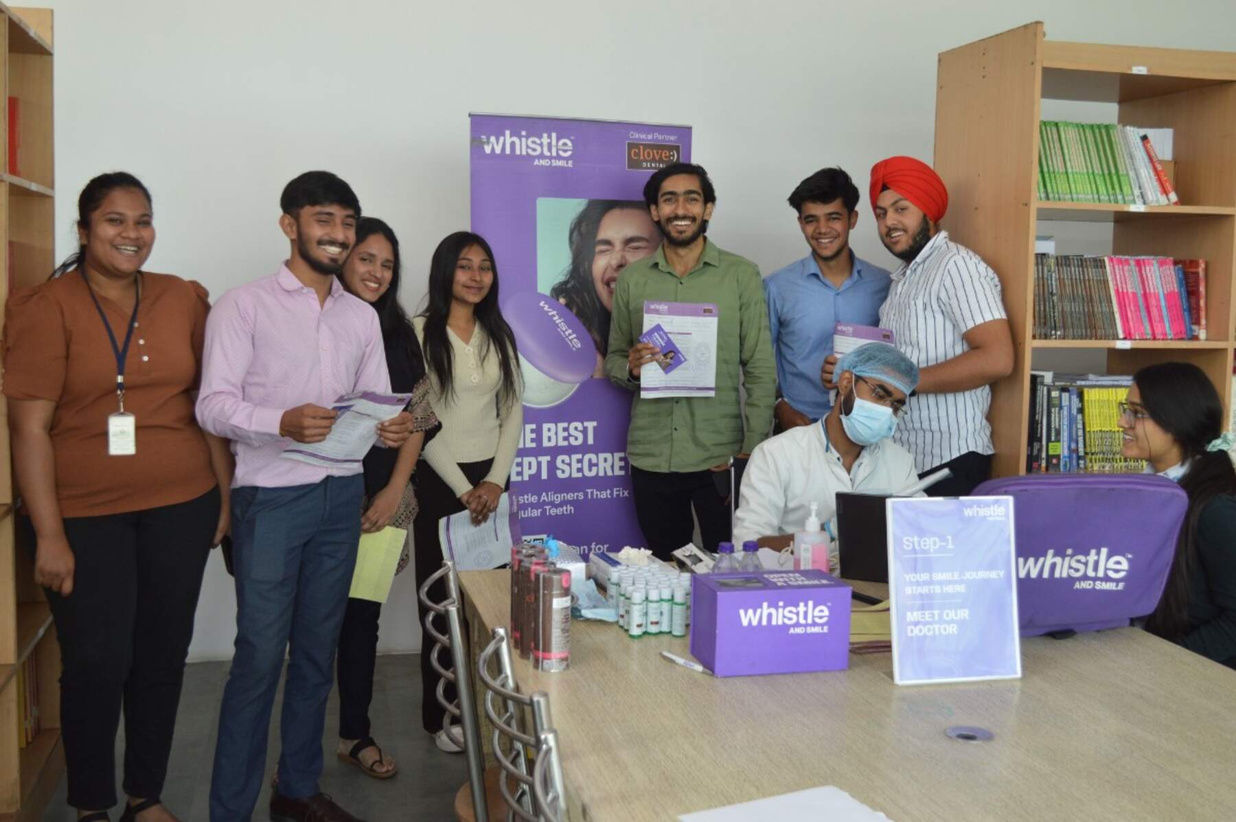 Whistle & Smile Dental Health Camp Organised at IBMR
